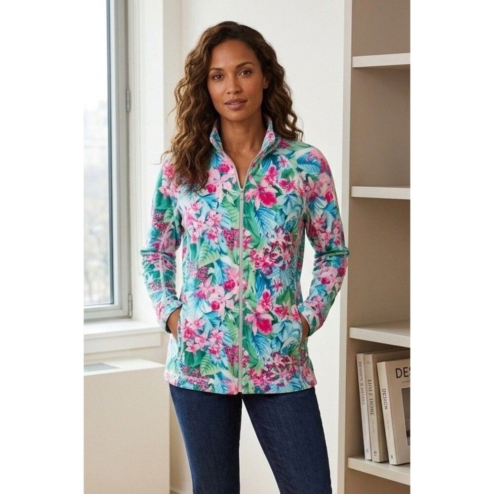 Tommy Bahama Women’s Floral Jacket Size XL